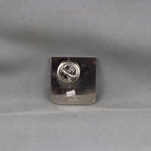 New York Rangers Pin (VTG) - Slapshot Puck Logo - Stamped Pin - Picture 2 of 3